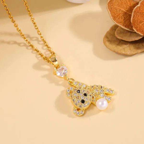 Gold_Ball_Bear_Pendants_For_Women
